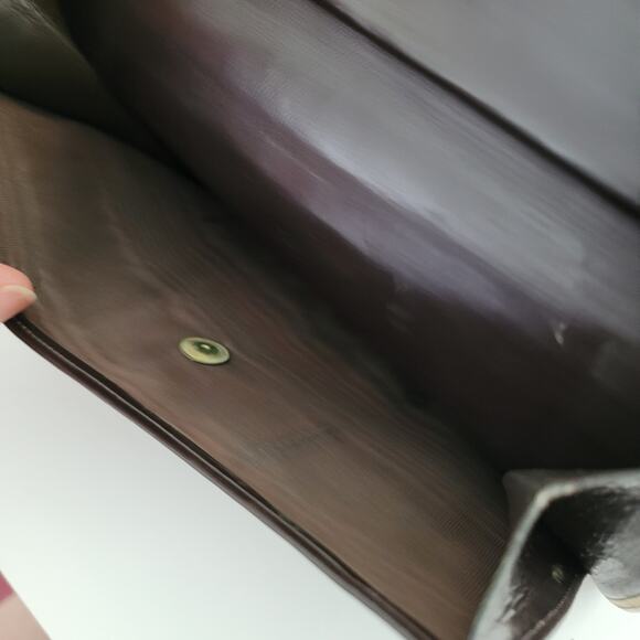 Valentino Vintage Bifold Logo Tan Beige Brown Wallet Large Soft Leather Italian - Picture 8 of 10